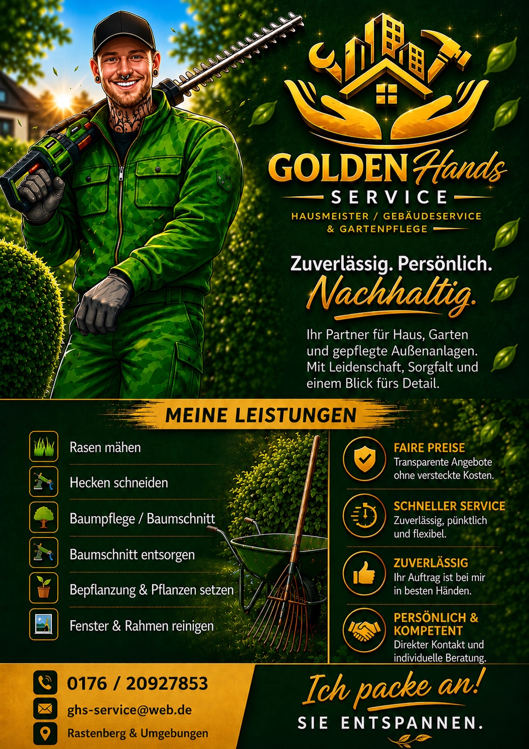Golden Hands Service Hausmeister und Gartenpflege